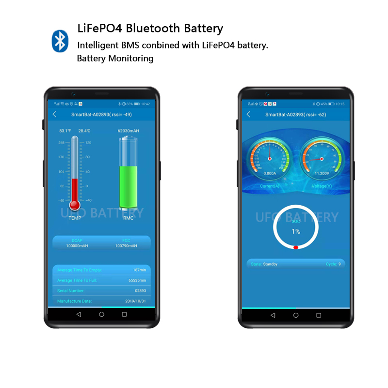 lithium battery bluetooth monitor