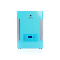 Sky Blue| Wall Mounted Solar Battery | LiFePO4 Battery (Optional GPRS) for Solar Storage System, Backup Power